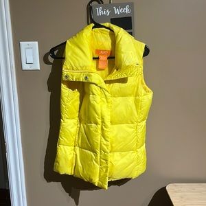 Bright yellow corsage